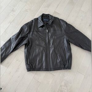 John Ashford Black Leather Jacket